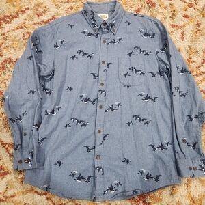 Blake Shelton Lands End Flannel L